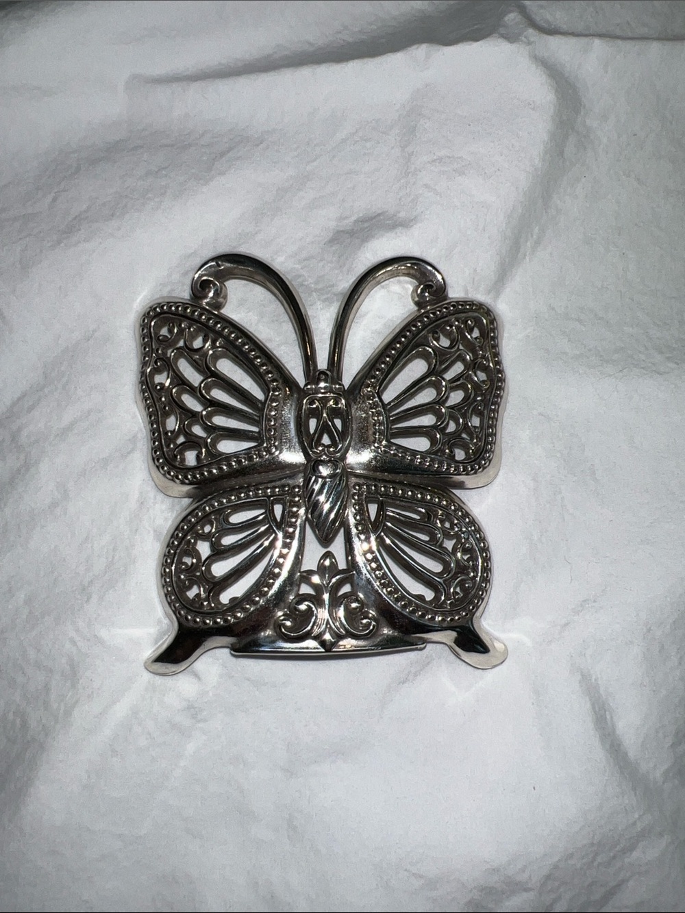 Brighton Decorative Silver Butterfly